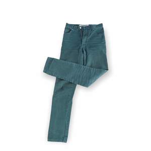 Svinsnygga jeans med straight-leg och en superhärlig grön färg! Midjan är mid/high och benen långa💓