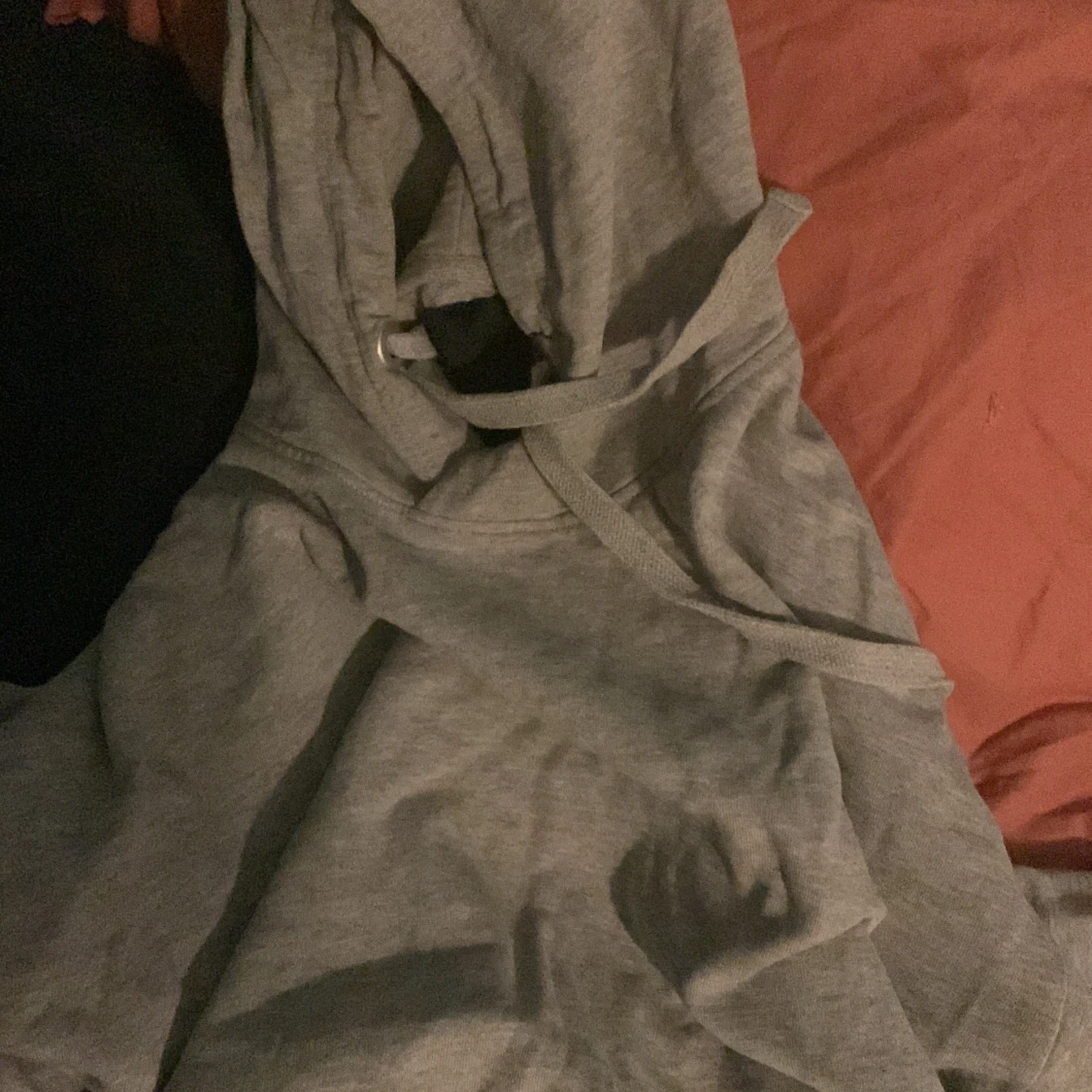 grå hoodie storlek XL - 91