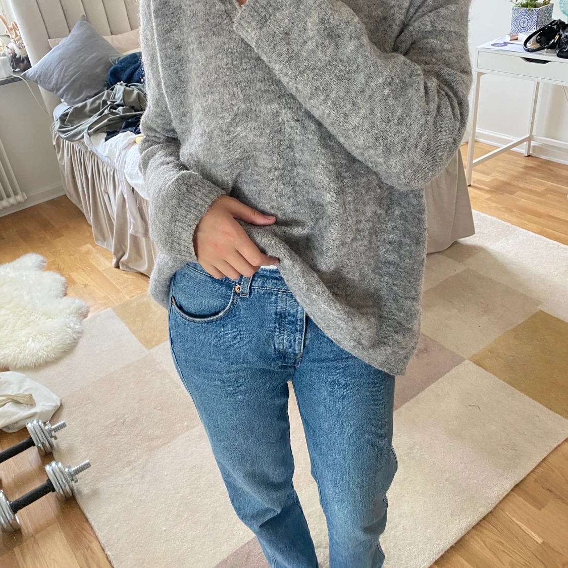 Stickad tröja från Lindex - 91