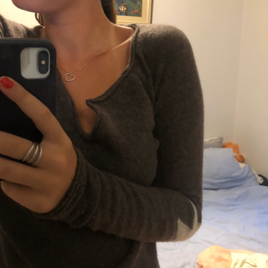 Stickad tröja!❤️