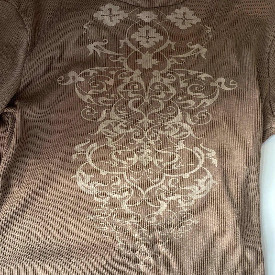 Långärmad tröja med tryck - 90