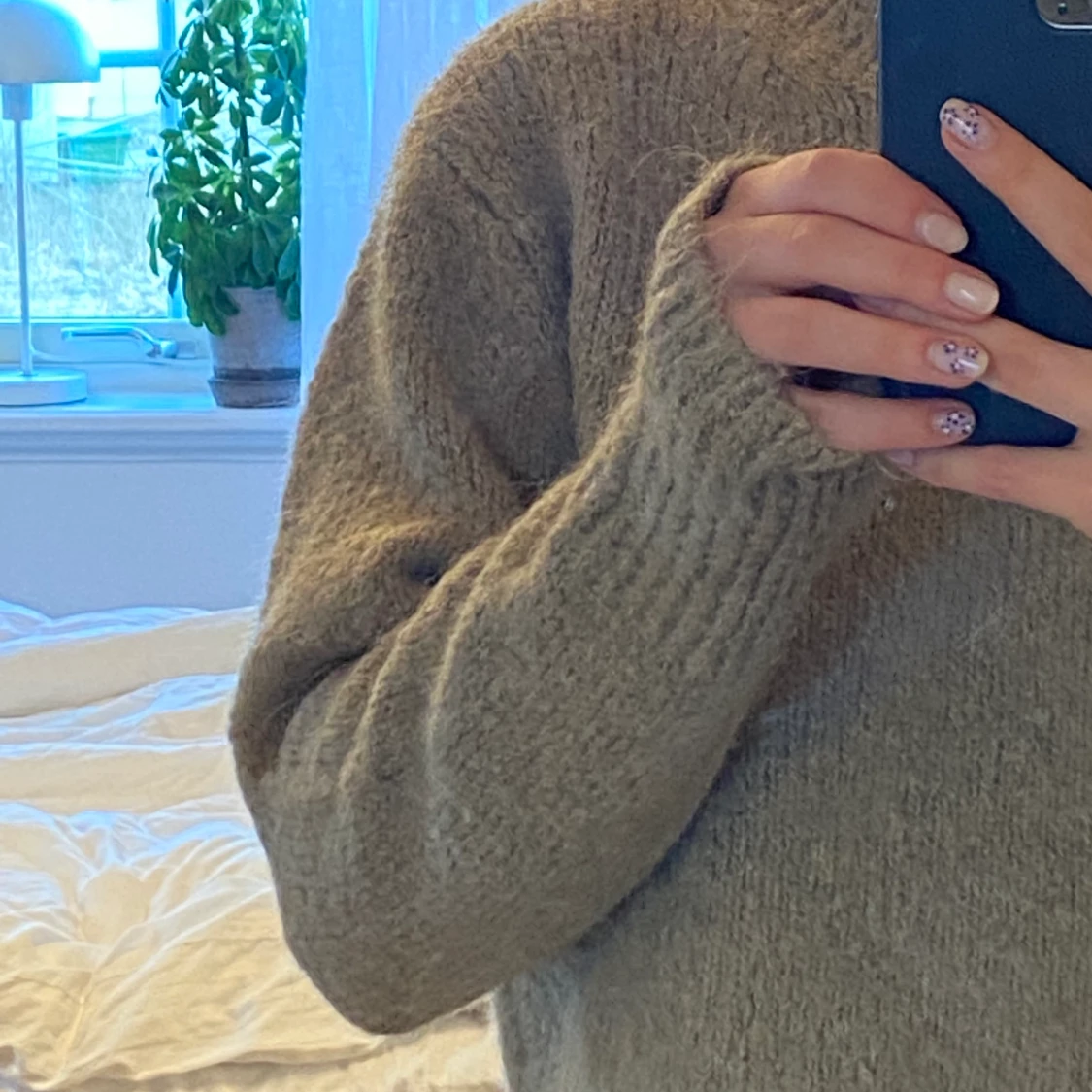 Stickad tröja zara s - 91