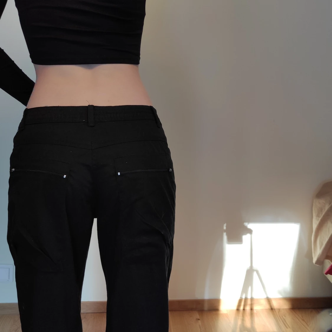 Låg midjade cargo pants - 90