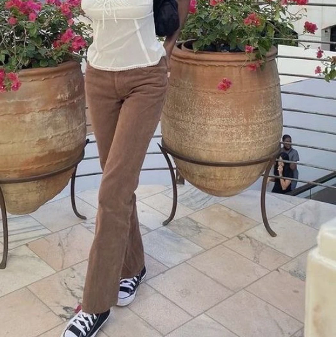 Snygga manchesterbyxor🤎 - 90