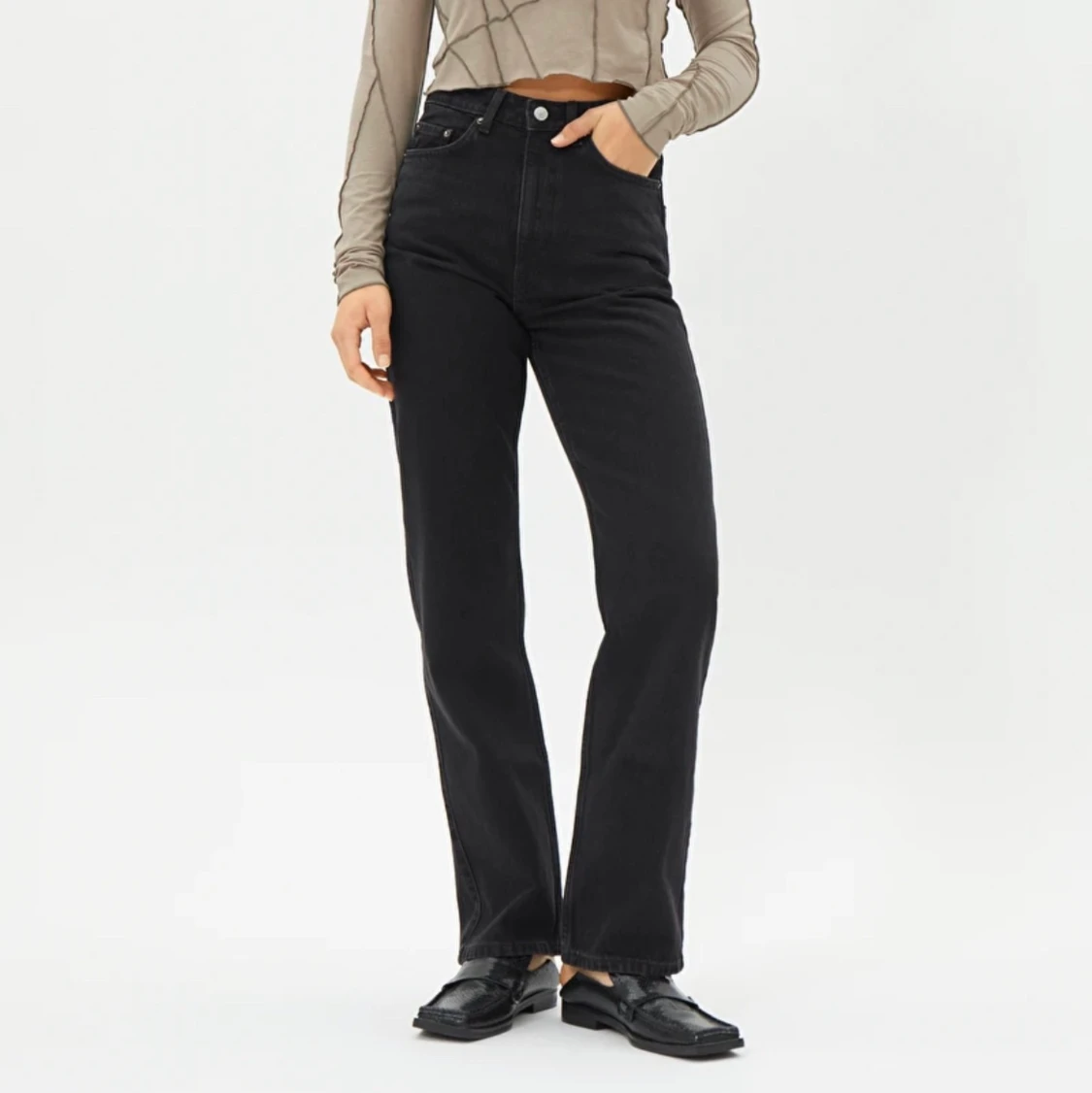 Weekday Rowe extra high Straight jeans