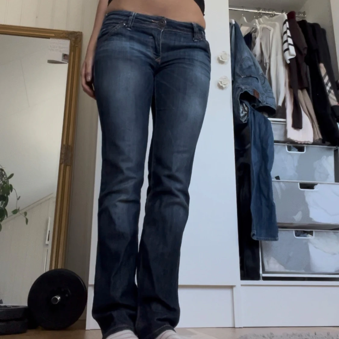 Lågmidjade jeans - 4
