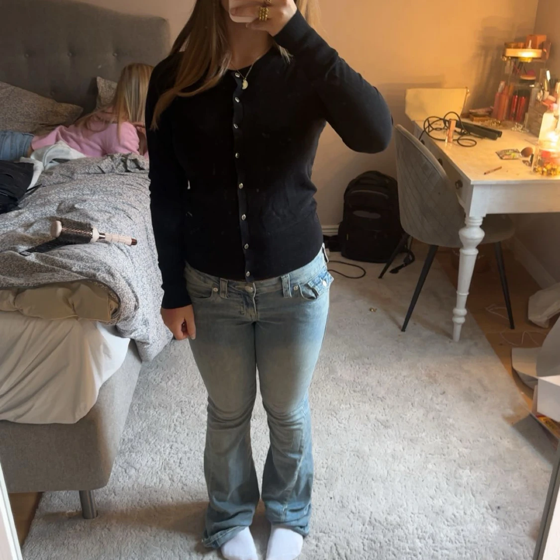 Svart kofta från Holly & Whyte XS