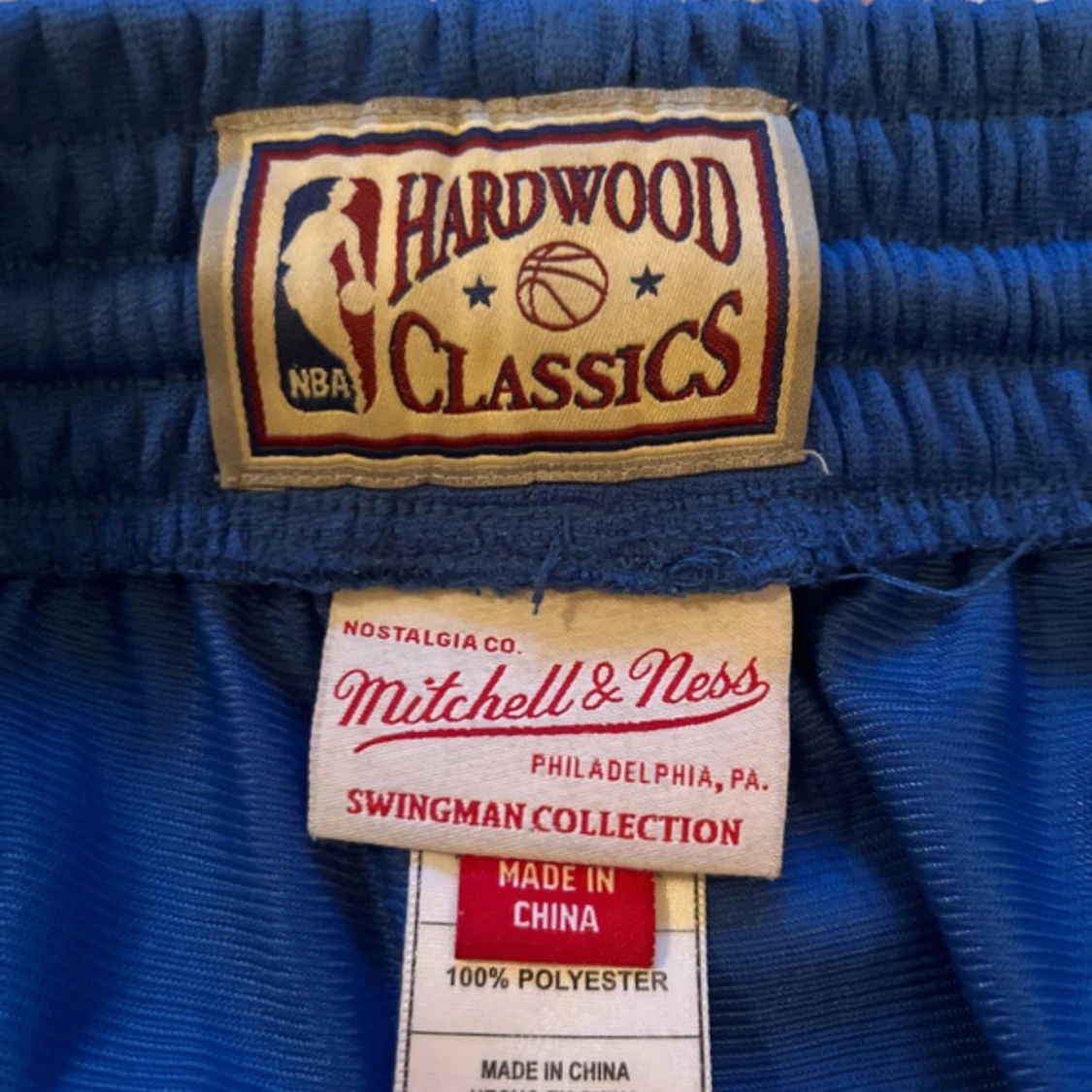 Blå NBA Timberwolves shorts Mitchell & Ness - 2