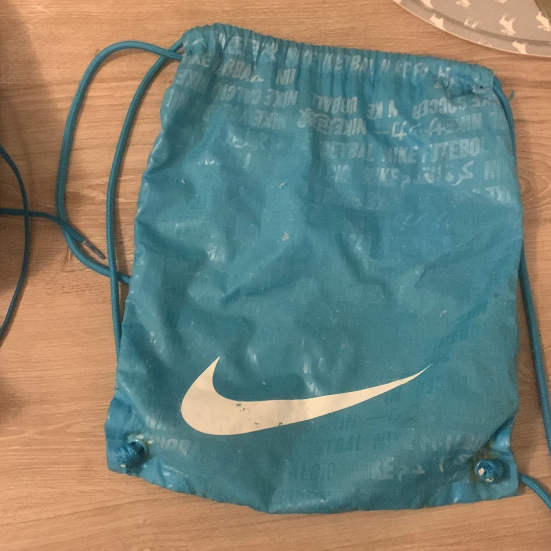 Nike blå fotbollsskor med snörning - 4