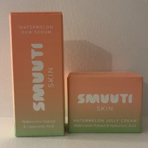 Smuuti Watermelon skin kit - Fick dessa i julklapp men har ej kommit till användning. Jelly creamen har användes fåtal gången. Säljer då de ej används och jag behöver pengar 