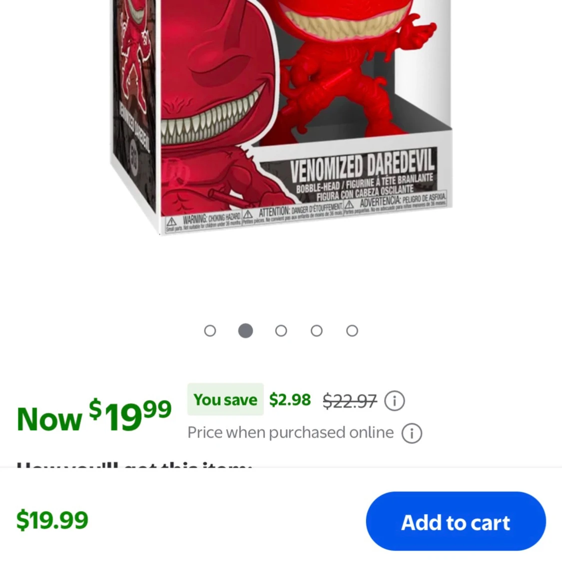 POP! figur - Venomized Daredevil - 4