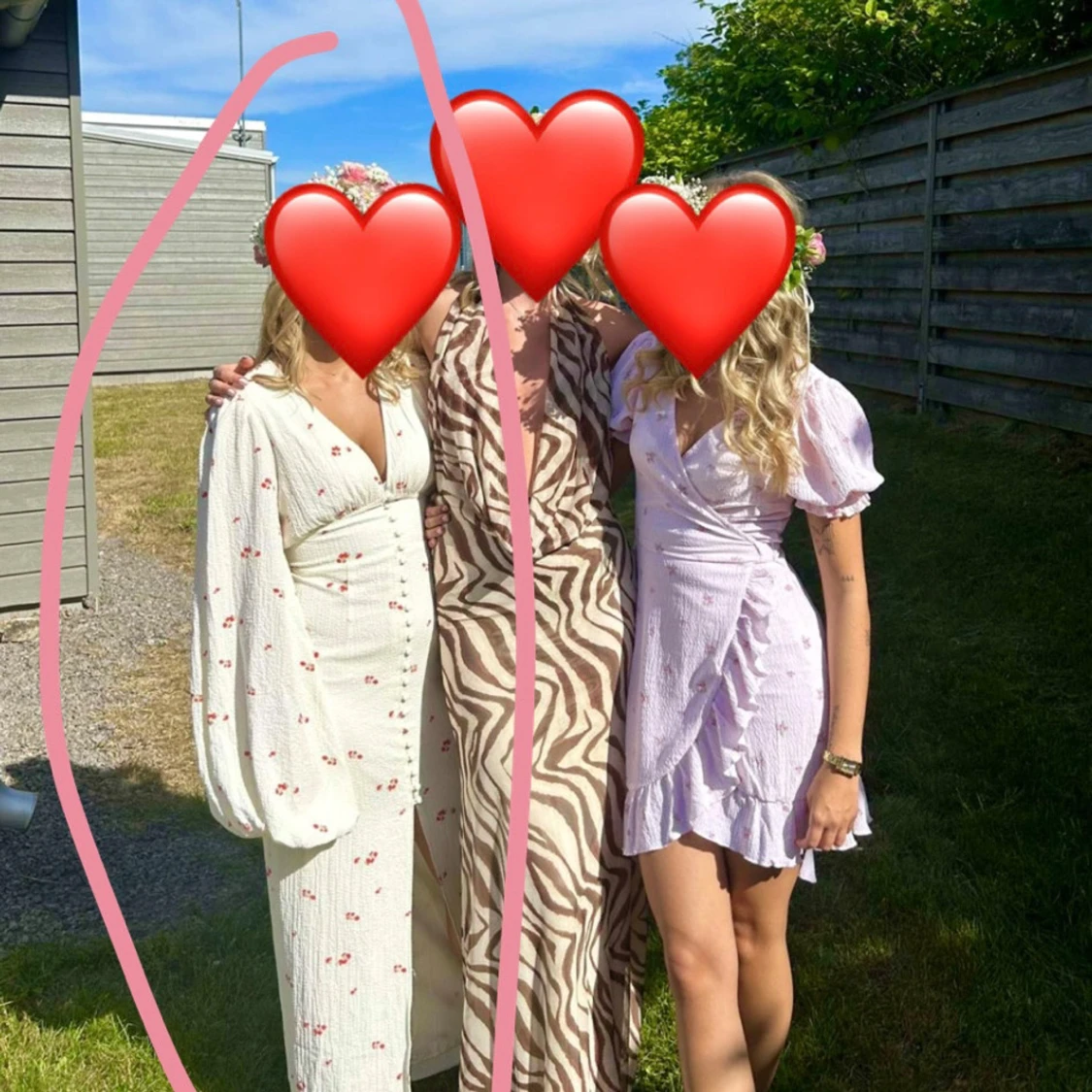 adoore positano dress white/red - 1