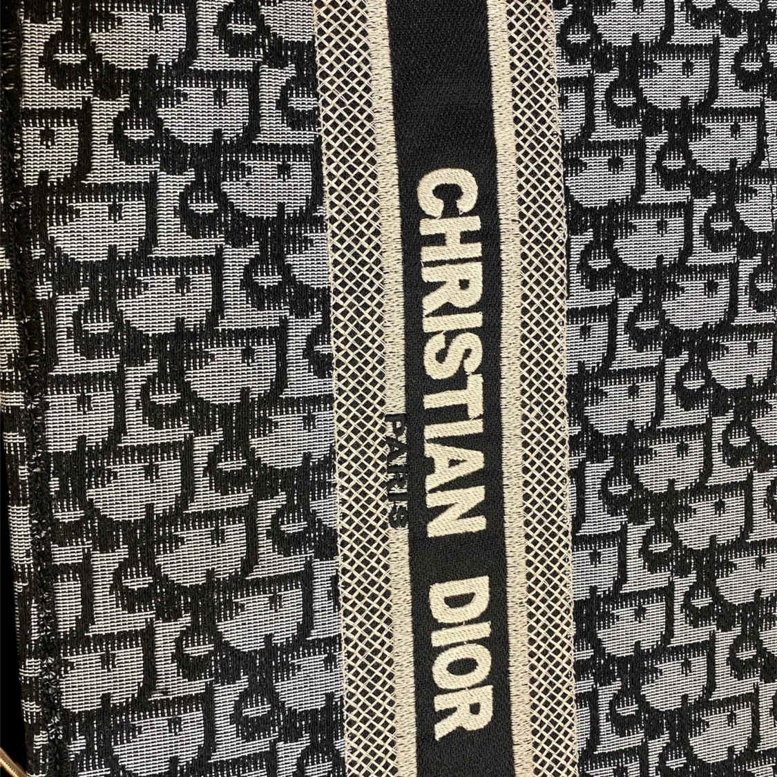 Shopping  svartvit handväska - 1