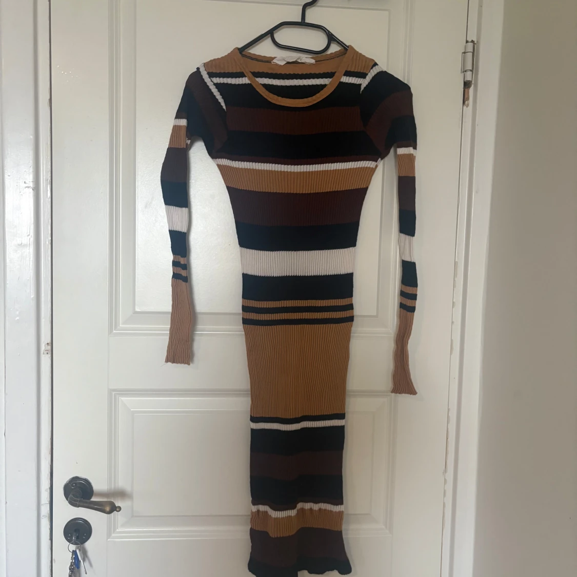 Randig långklänning 