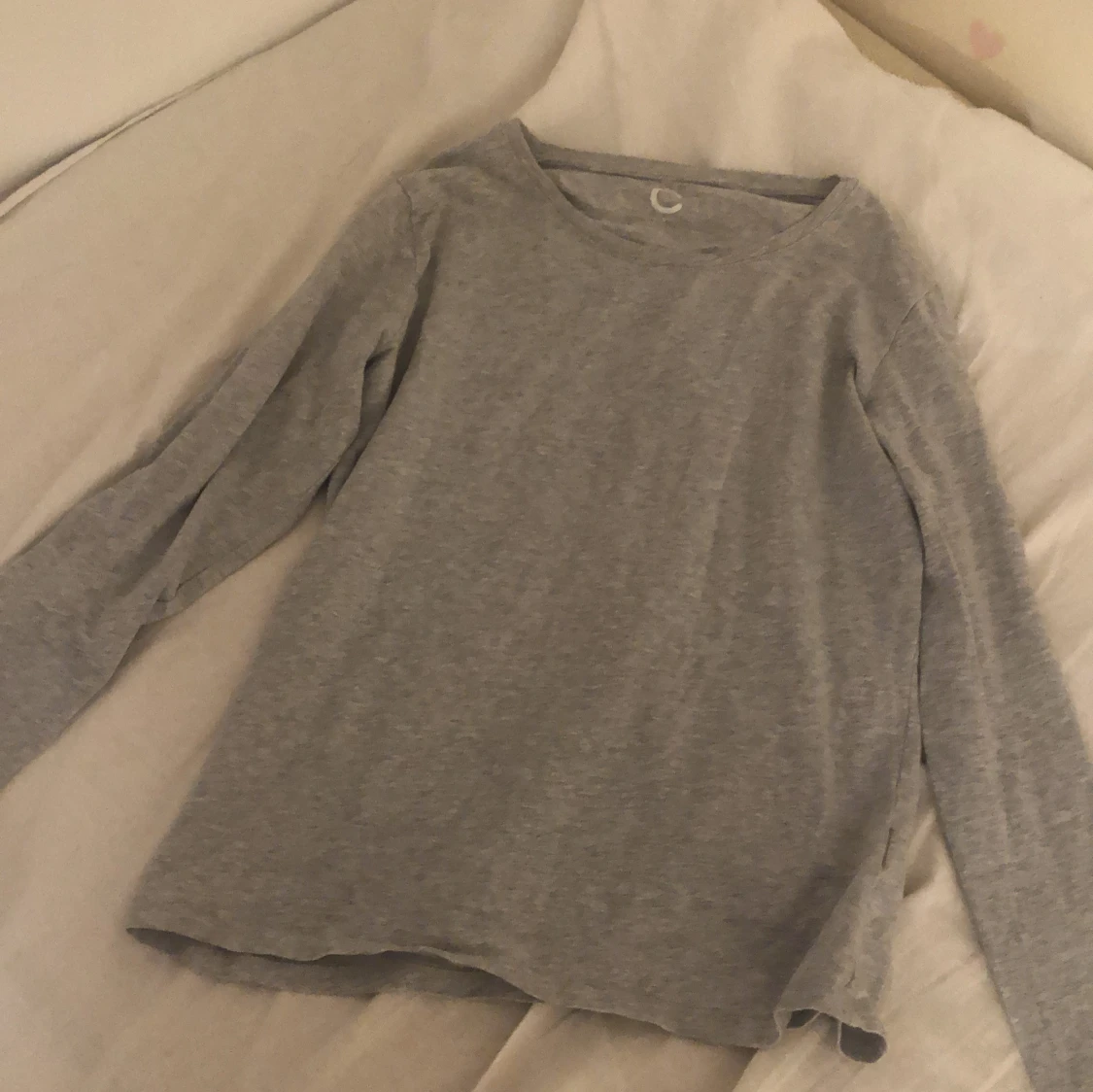 Grå långärmad tröja från Cubus