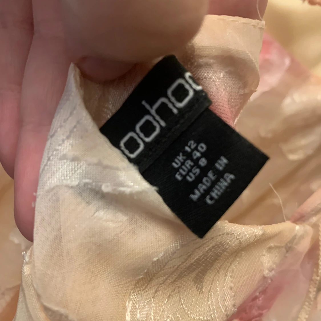 Blommig kortklänning från Boohoo - 2