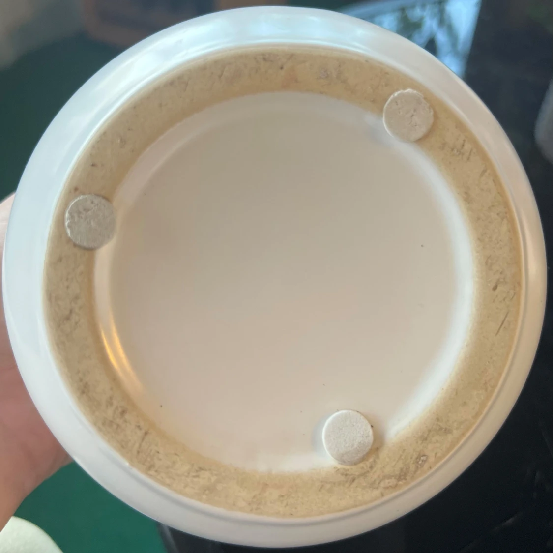 Vit liten kruka  - 2