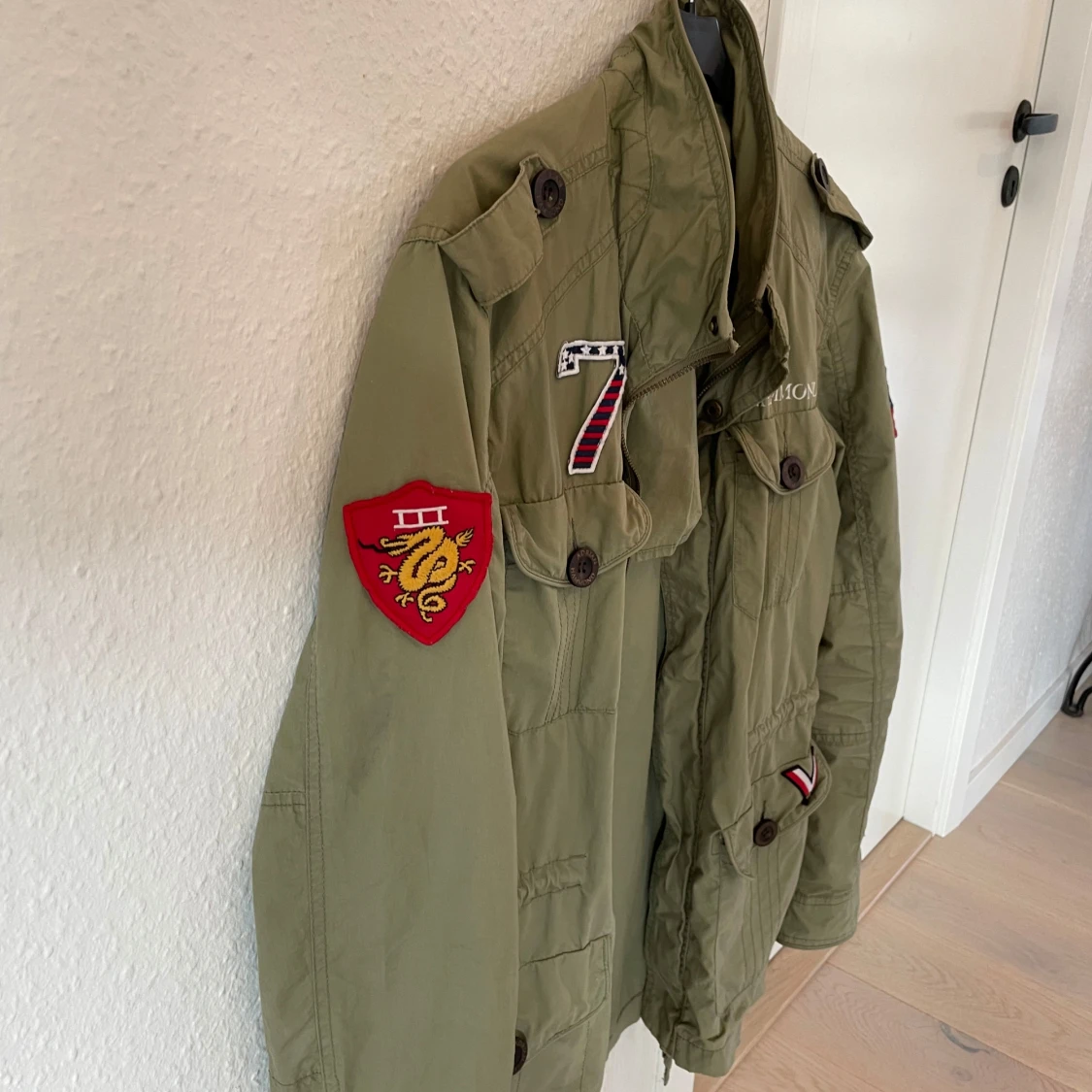 Olivgrön feild jacka  - 2