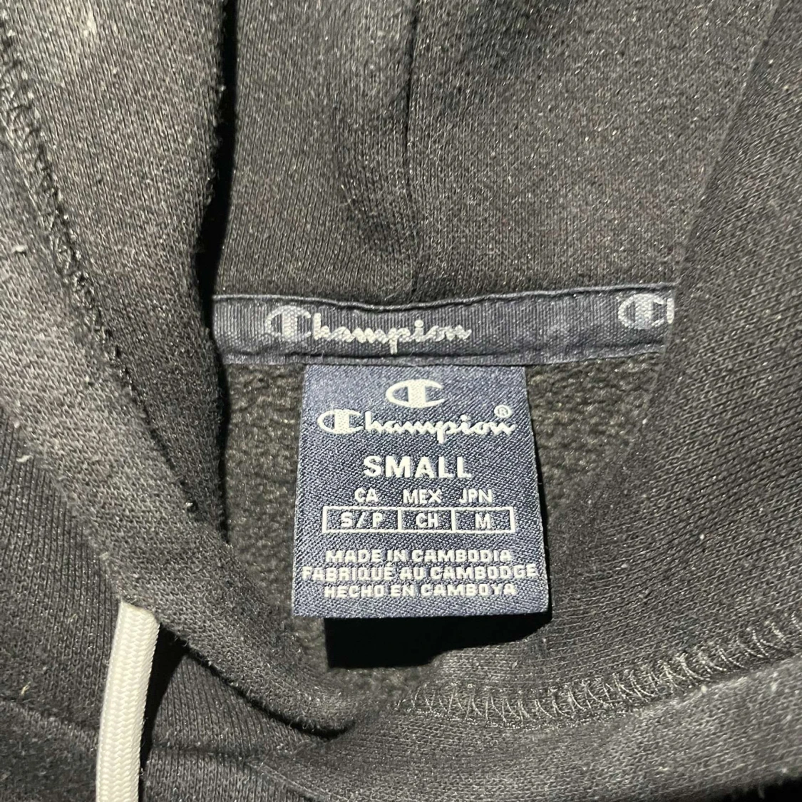 Svart hoodie från Champion - 2