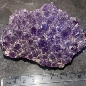 ametist kluster  - två ametist kluster