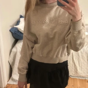 Beige sweatshirt från Carin Wester strl S 150kr - Säljer en beige sweatshirt från Carin Wester med broderad logga framtill. Knappt använd strl S 150kr