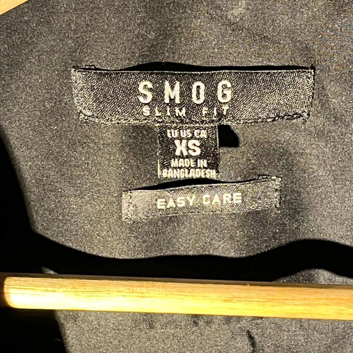Svart slim fit skjorta från Smog - 1