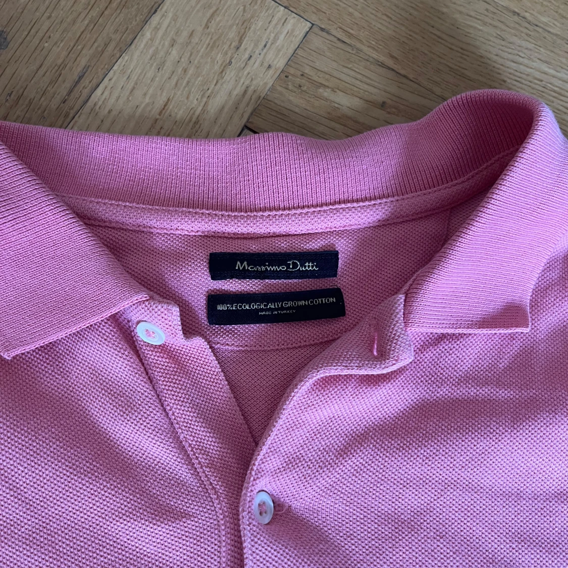 Rosa pikétröja från Massimo Dutti - 3