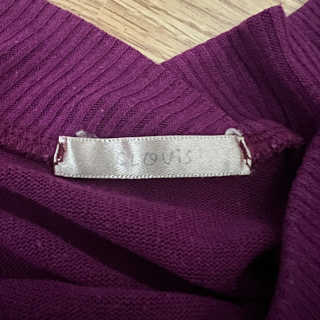 Lila stickad tröja från clovis - 1