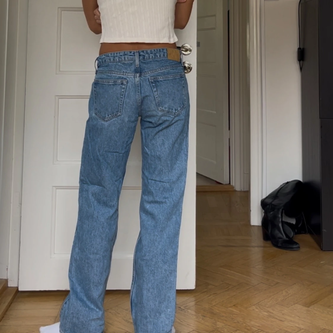 Blå raka jeans från Levi's - 2