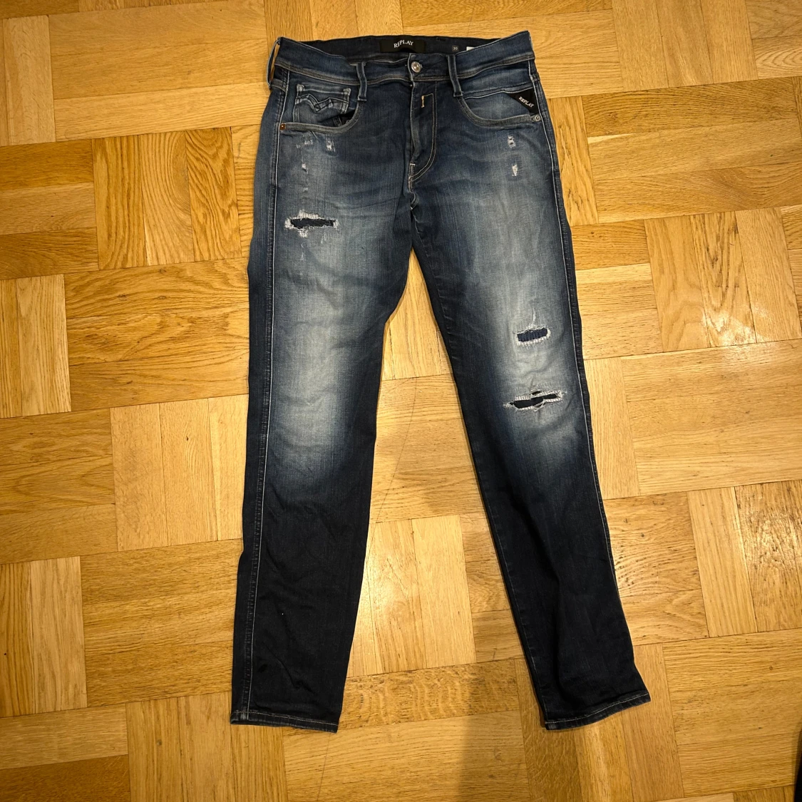 Replay Anbass jeans med slitningar - 2