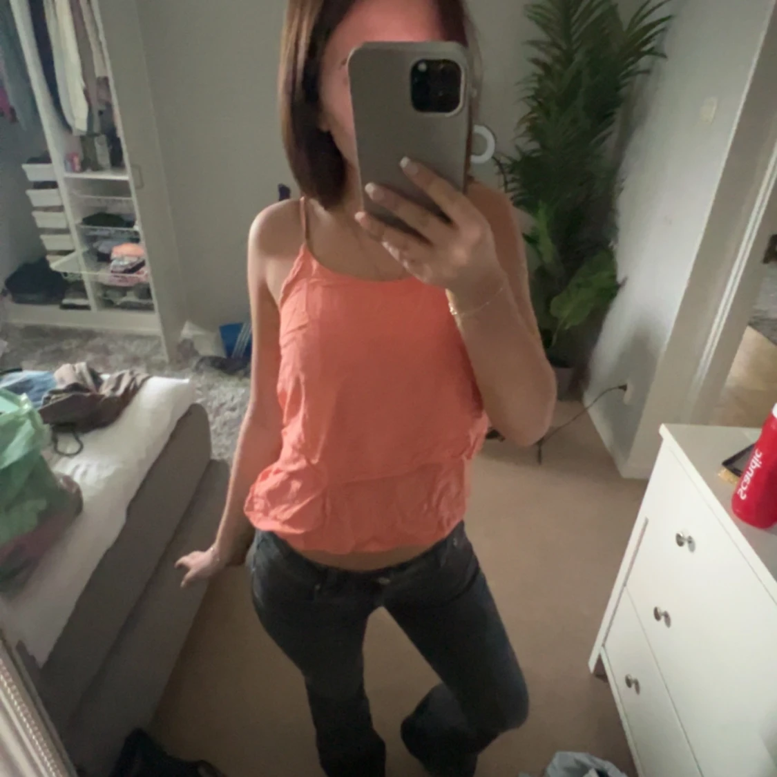 Persikofärgad linnetopp