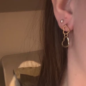 Guldörhängen med hjärtform - Snygga guldörhängen i form av hjärtan. Perfekta för att ge en elegant touch till din stil. Lätta och bekväma att bära hela dagen.