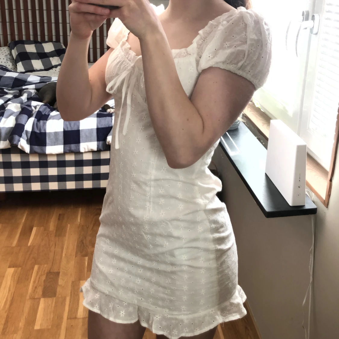 Vit klänning från Nelly