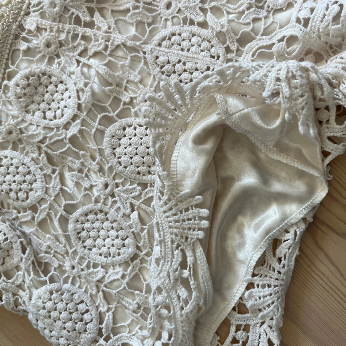 Vita spetsshorts - 2