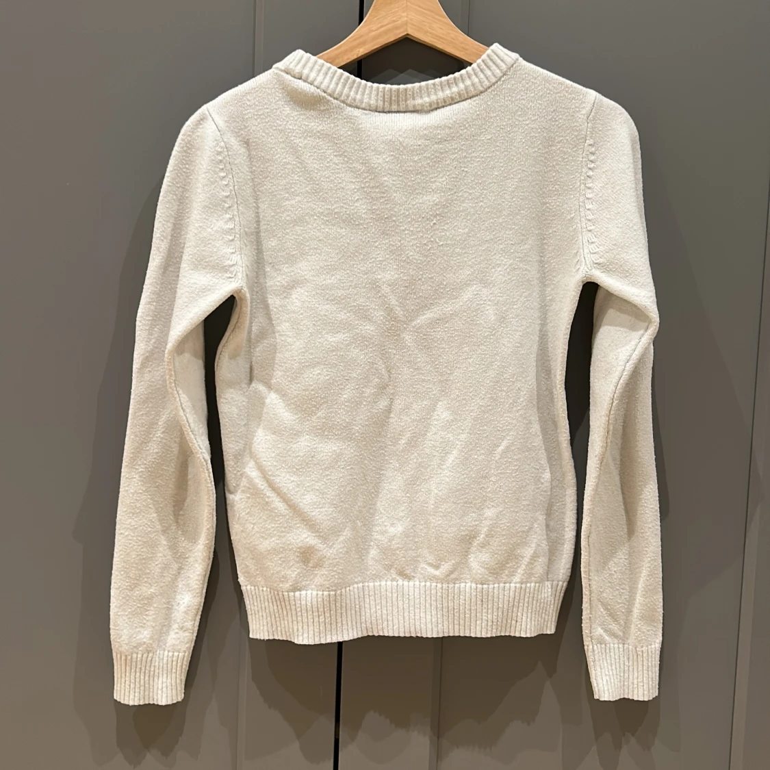 Vit stickad tröja från Vila - 3