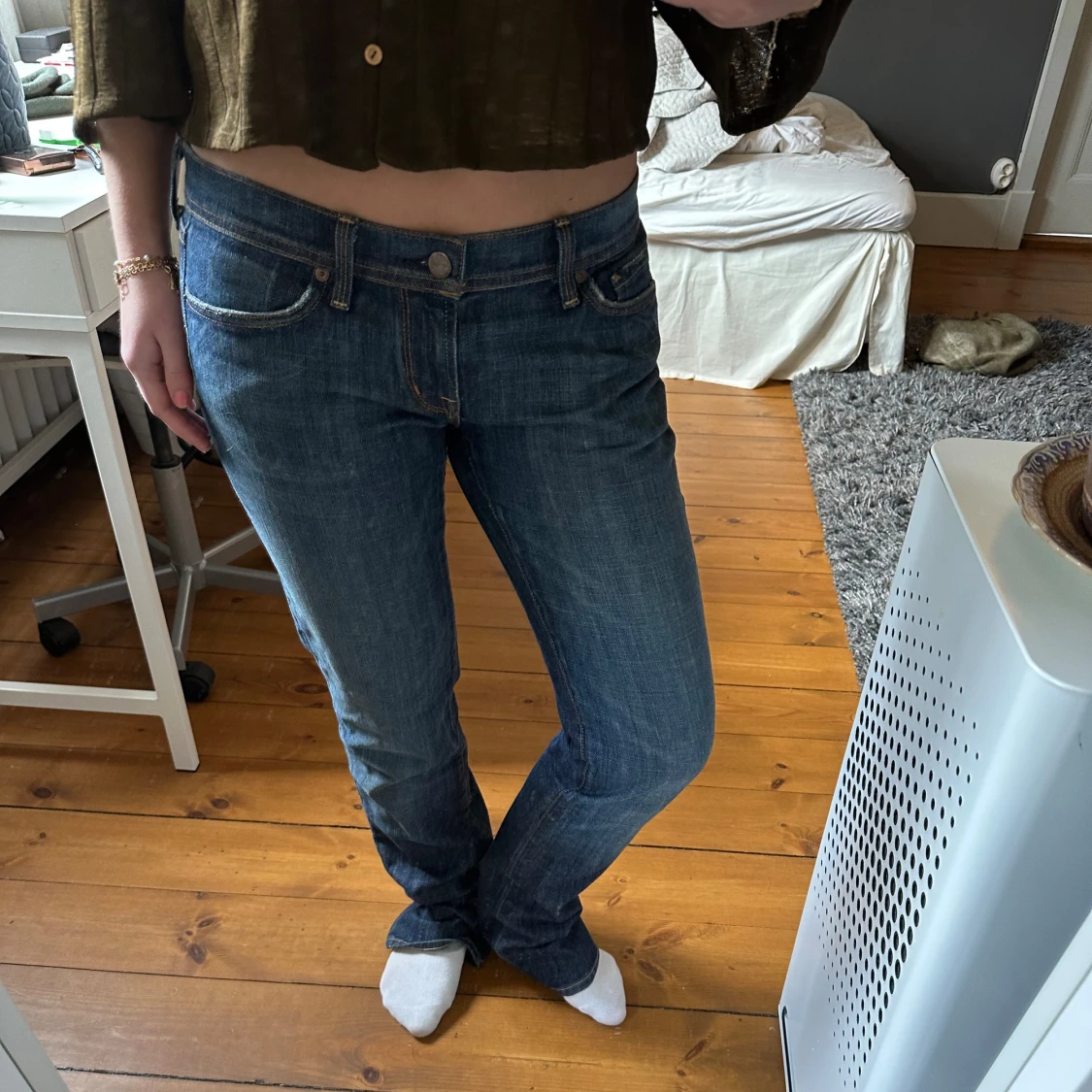 Low waist straight jeans - 92