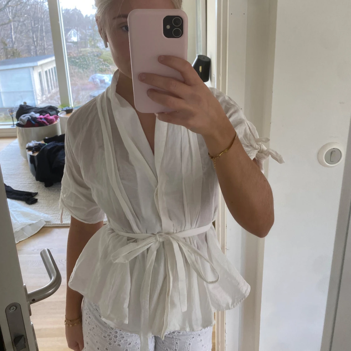 Vit blus från ZARA - 1