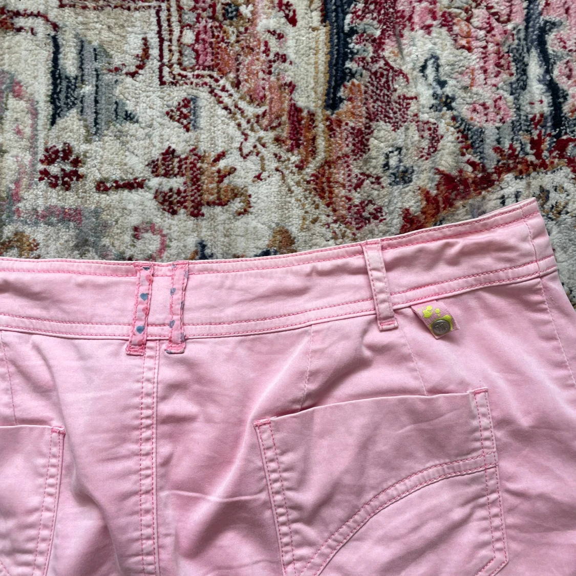 Lågmidjad Rosa Mini kjol - 3