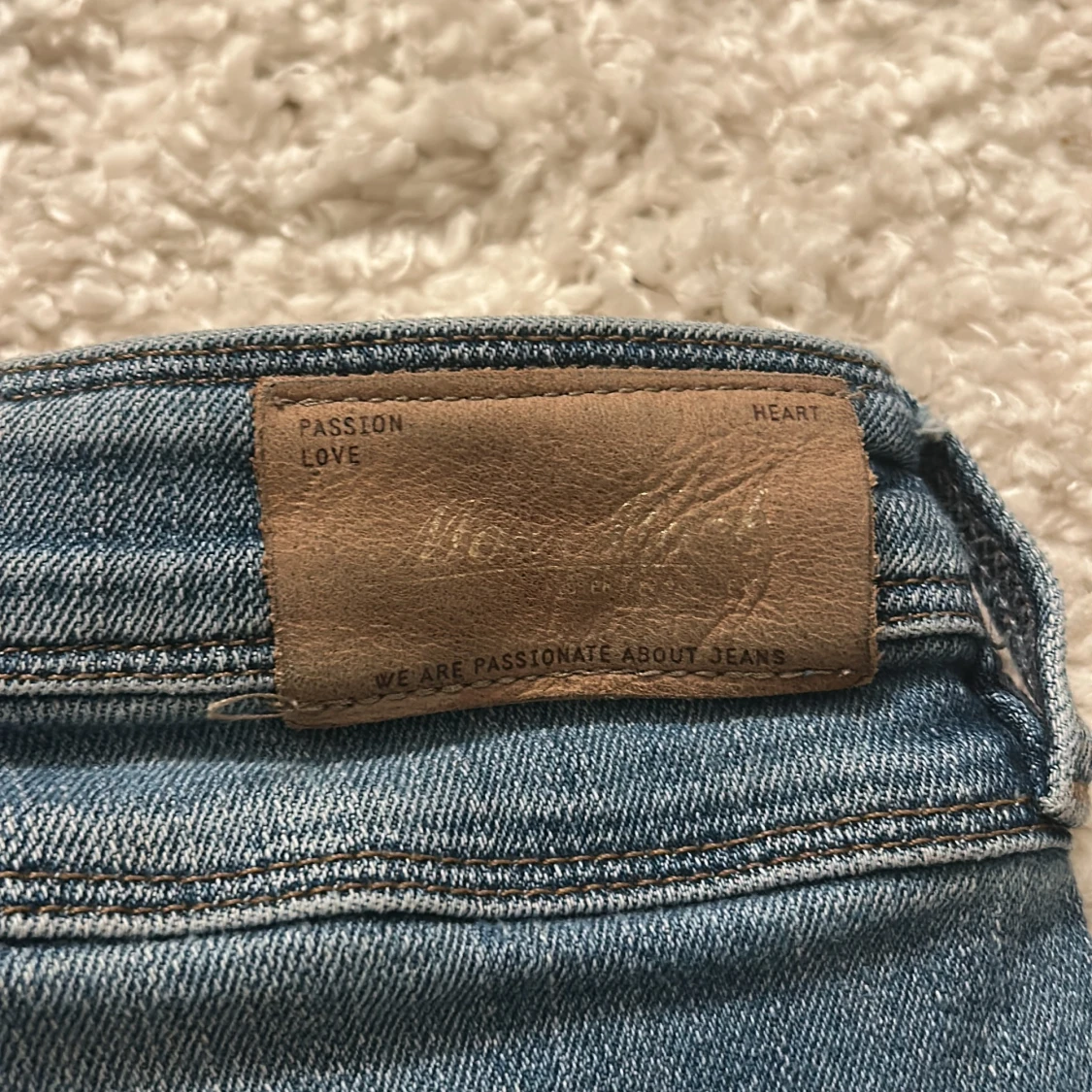 Blå flare jeans från Mos Mosh - 2