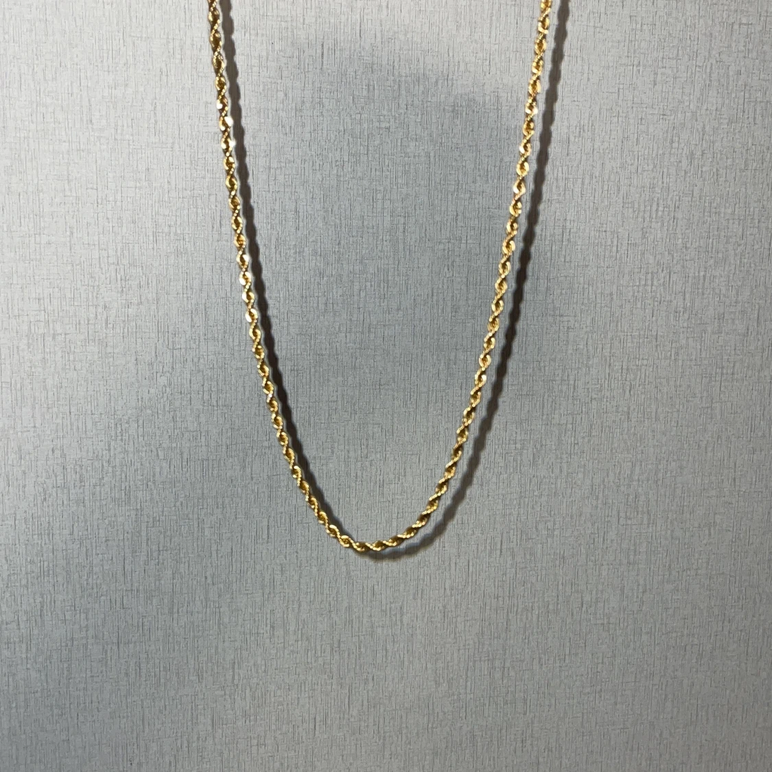 Guld doppade halsband och armband set - 2