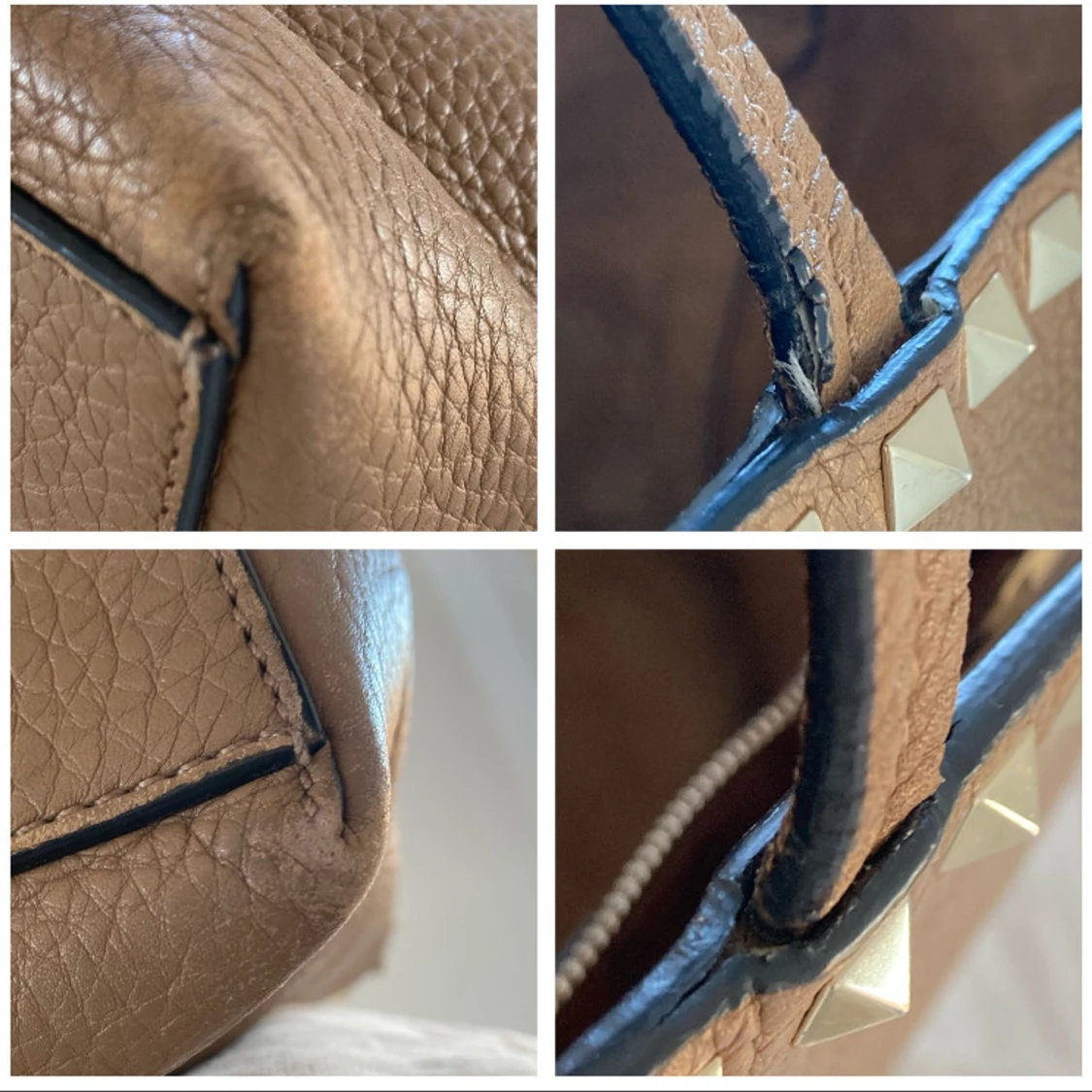 Valentino Garavani Rockstud Tote Bag axelväska - 4