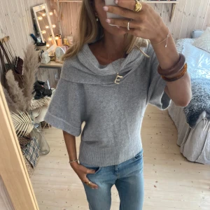 Stickad mohair tröja polo - SUPER SNYGGG