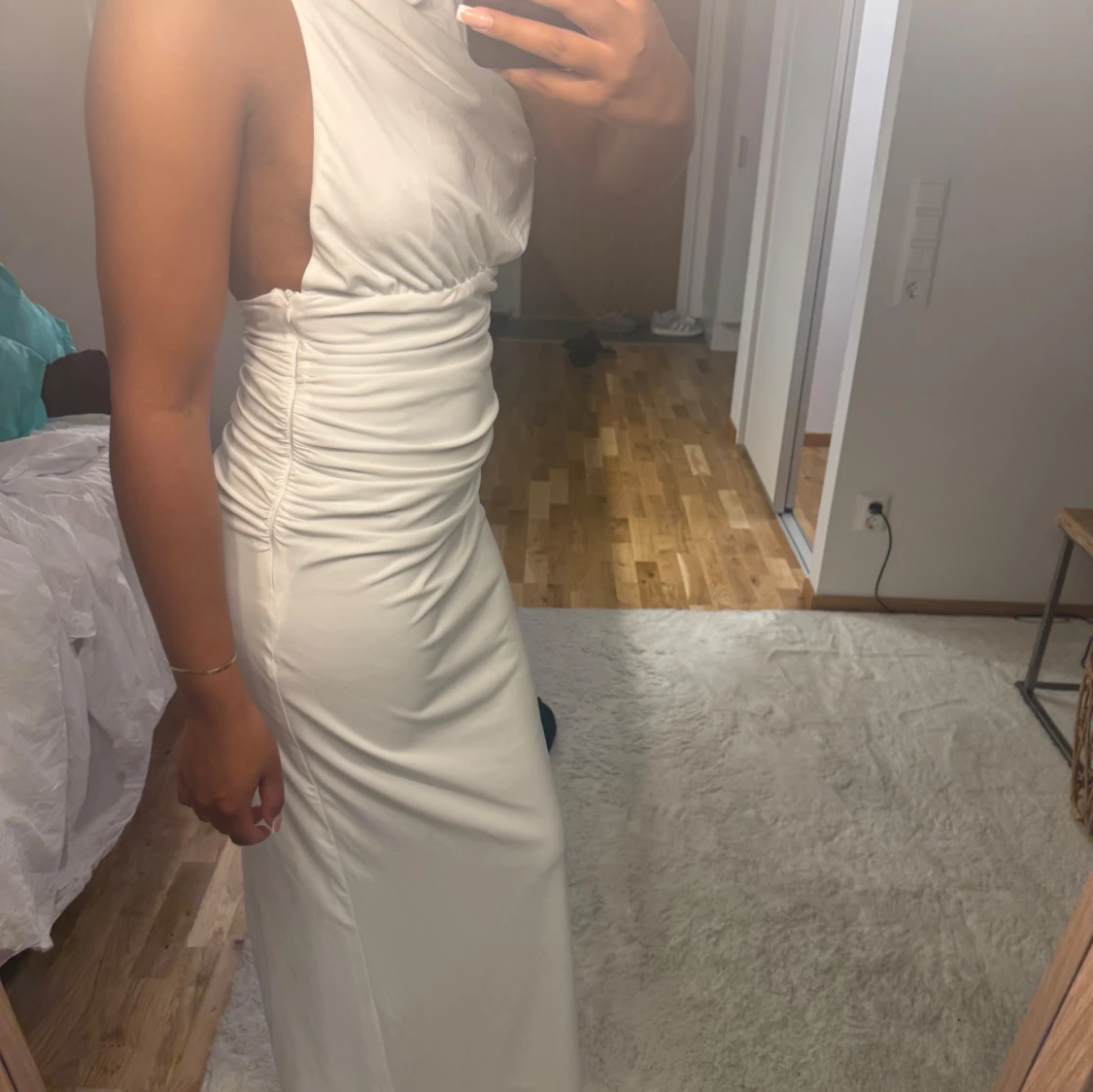 Vit långklänning från Zara - 1