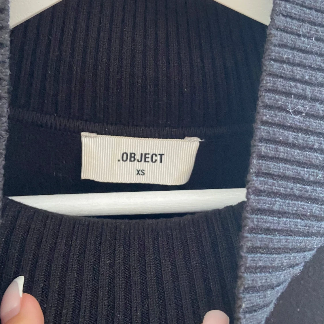 Svart polotröja från Object XS - 2