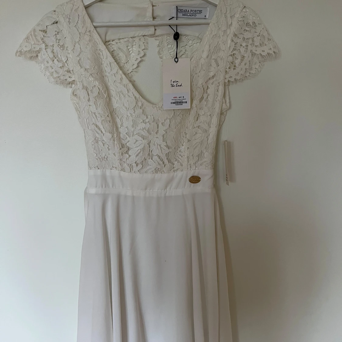 Vit spetsklänning  - 2