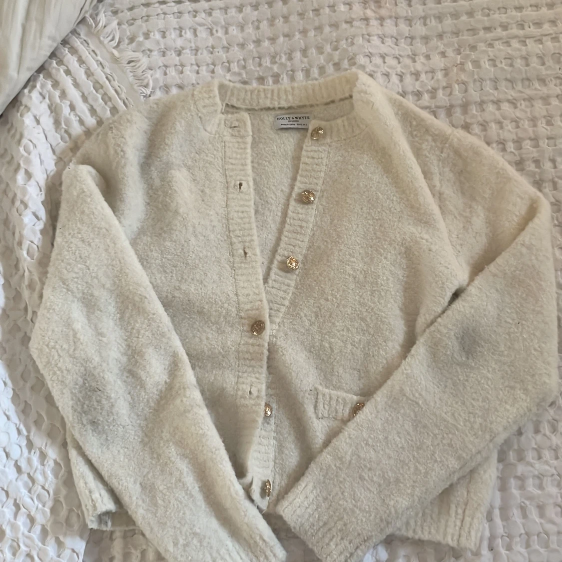 Vit kofta från Lindex