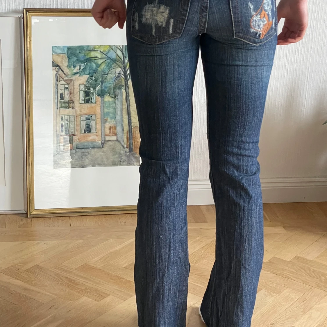 Blå bootcut jeans från Lady Witch - 1