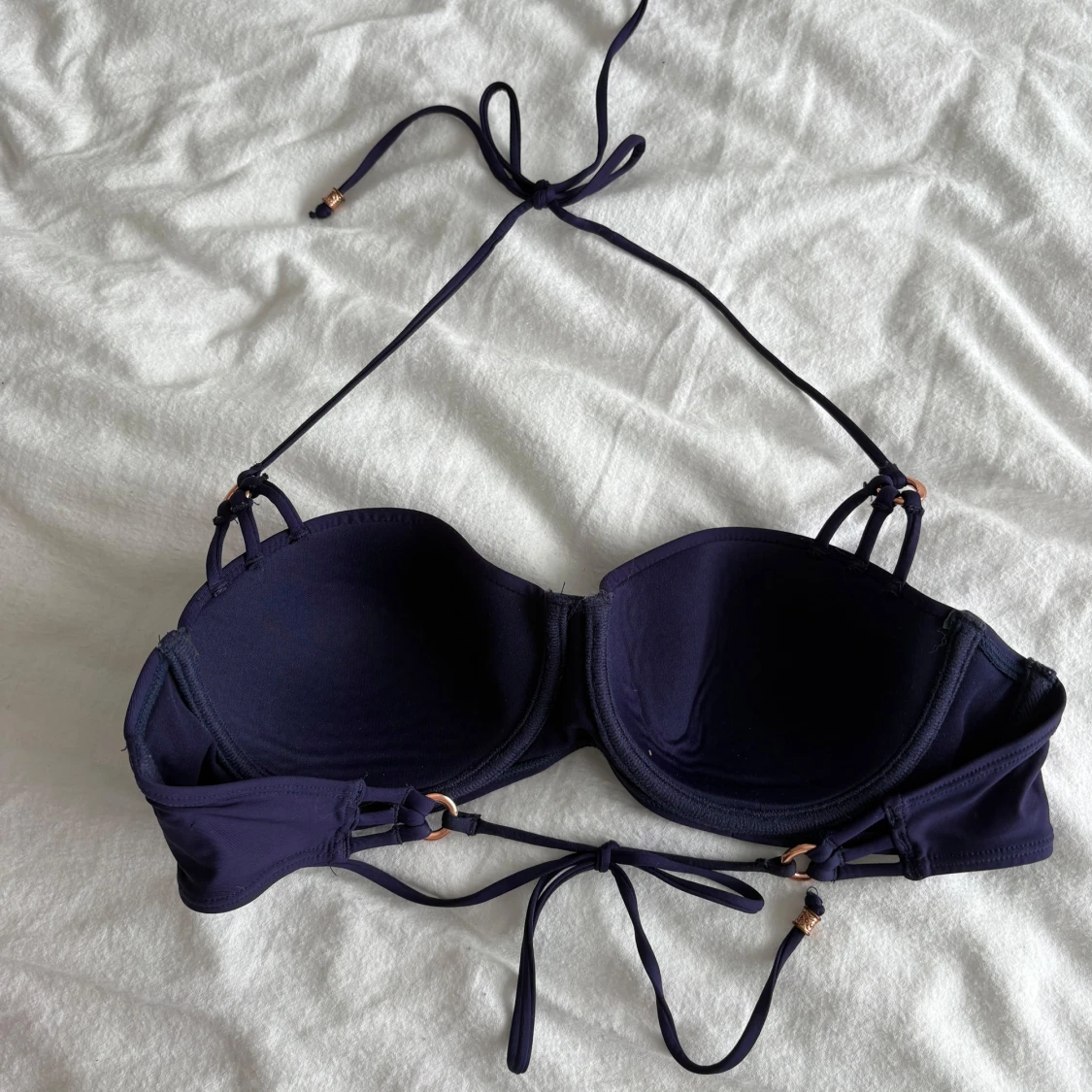 Mörkblå bikiniöverdel från H&M - 1