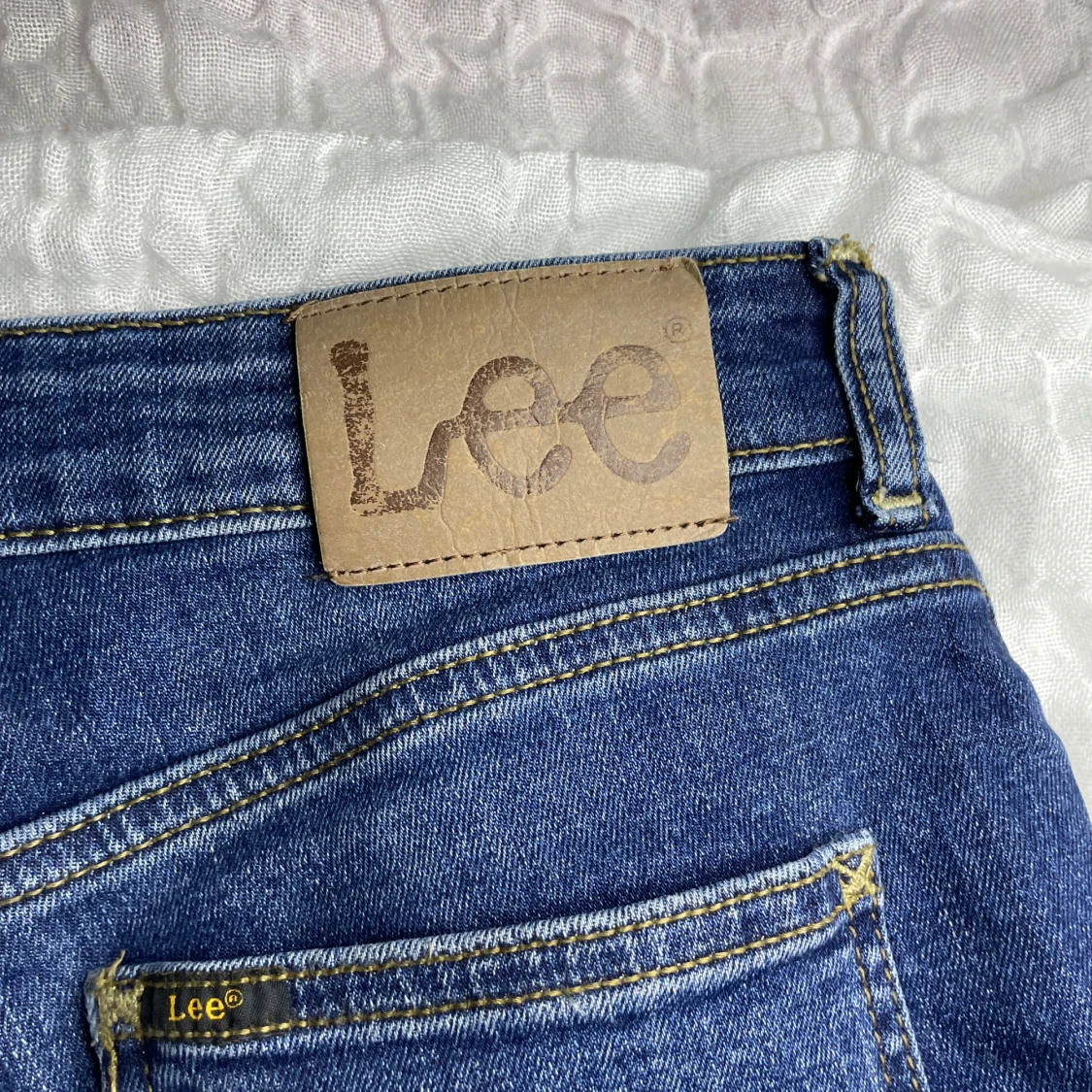 Blå jeansbyxor från Lee - 3