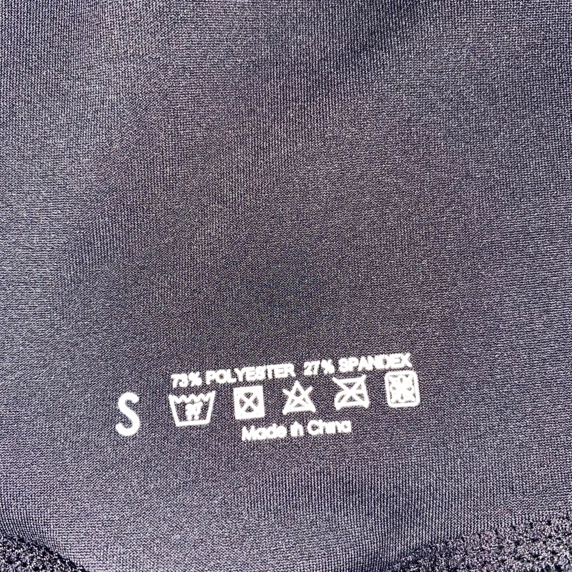 Svarta leggings med volang - 2